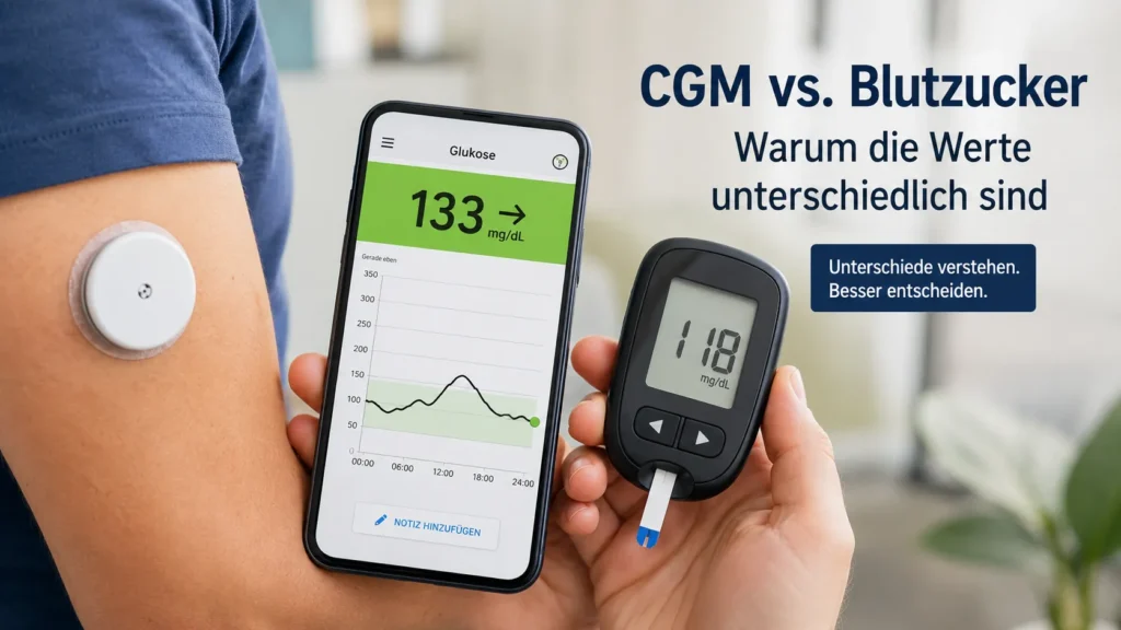 Cgm vs blutzucker