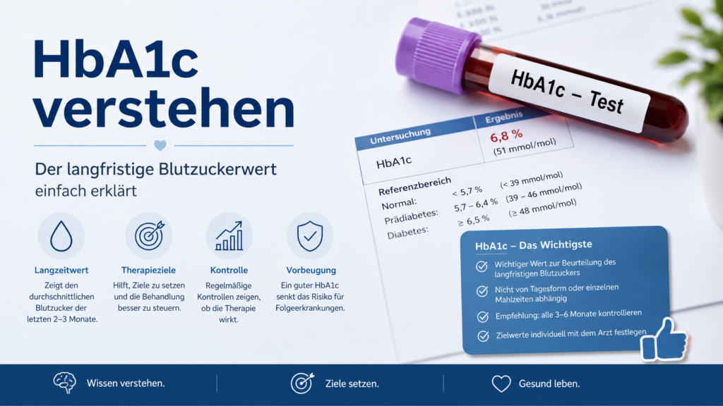 HbA1c verstehen: Bedeutung, Werte und Langzeitblutzucker einfach erklärt